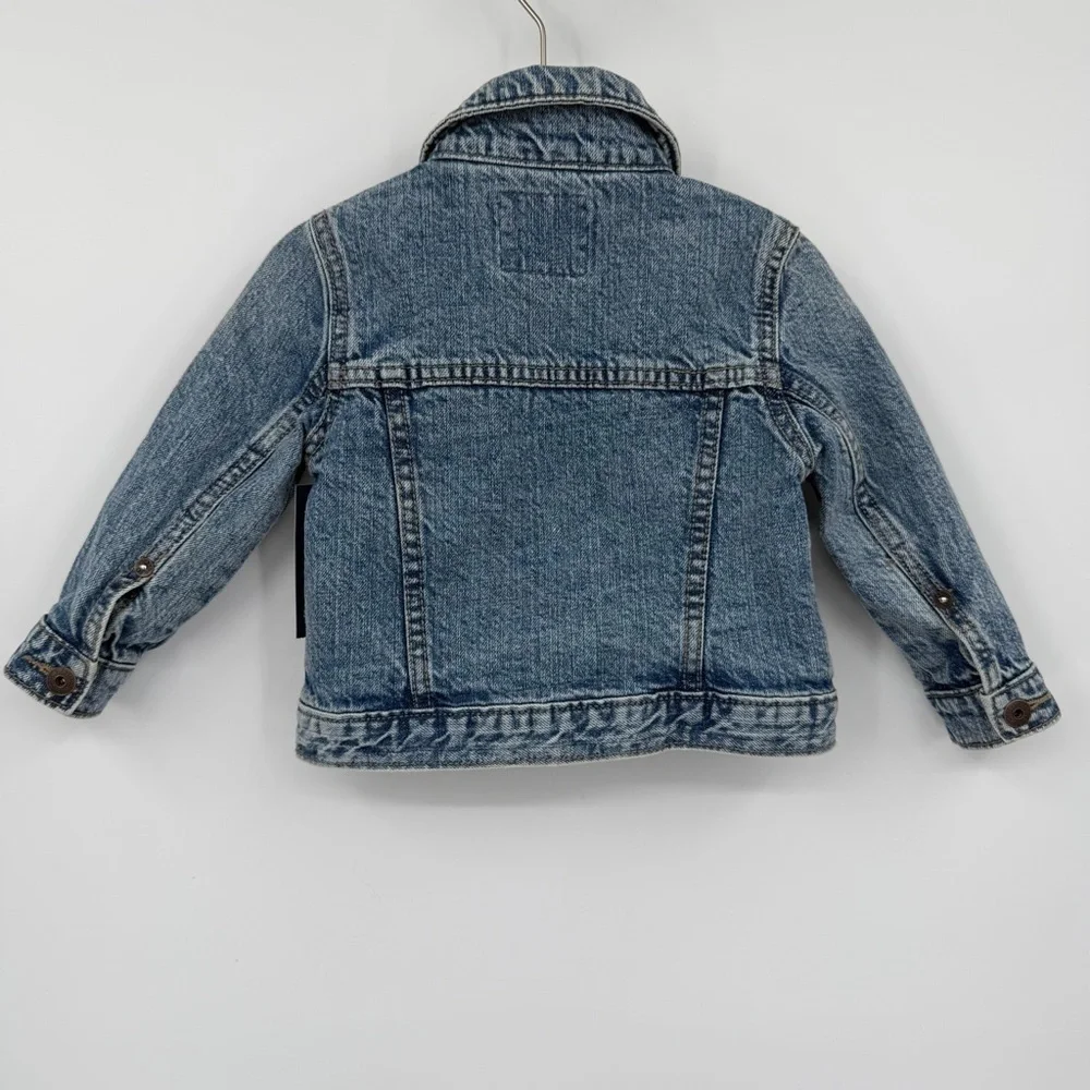 NWT OshKosh B'gosh Blue Denim Jacket size 12m